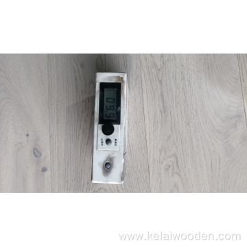 Grey color White Oak engineered wood floor